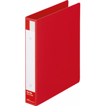 ﾍﾟｯﾄﾌｧｲﾙ A5ﾀﾃ 2穴 180枚収容 背幅35mm 赤 1冊画像