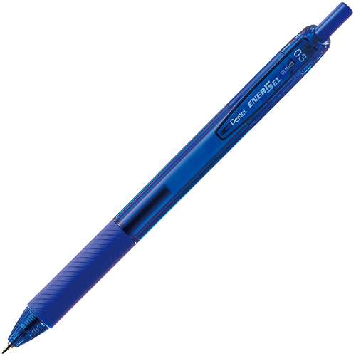 ゲルインキボールペン　エナージェルエス　0.3mm　青　1本