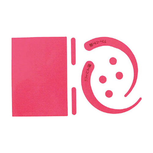 安全帯用ﾌｯｸｽﾃｯｶｰ 蛍光ﾋﾟﾝｸ 1枚画像