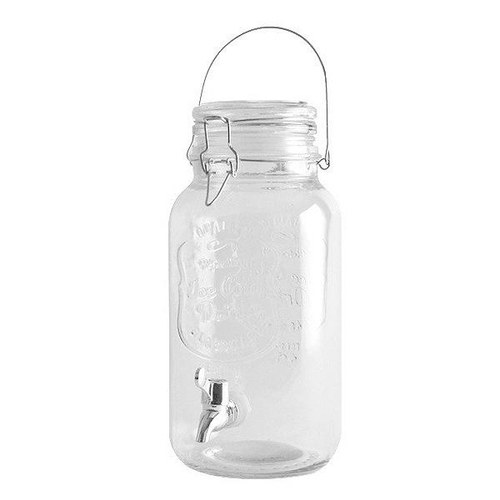 ドリンクサーバー 4L ガラス 蛇口付き画像