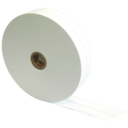 券売機用ﾛｰﾙ紙ﾐｼﾝ目比率｢5:5｣ 57.5mm×300m 芯内径35mm ﾎﾜｲﾄ 1箱(5巻)画像