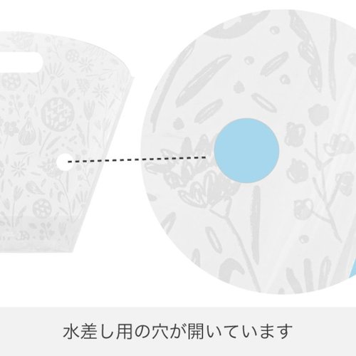 袋 ボタニカルライフスタンドバッグ-S(50枚) ヘッズ 袋が縦に置かれ、中央に植物柄が鮮やかにデザインされている様子