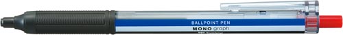 油性ボールペンモノグラフライト０５モノカラー軸　赤画像