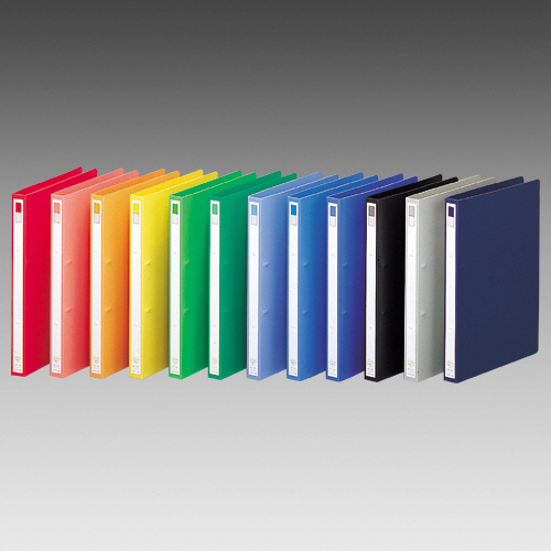 ﾘﾝｸﾞﾌｧｲﾙ(ﾃﾞｨﾝﾌﾟﾙ) A4ﾀﾃ 2穴 150枚収容 背幅27mm 緑 1ｾｯﾄ(10冊)画像