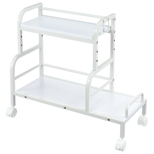 ﾃﾞｽｸ下ﾜｺﾞﾝ ﾊﾞｯｸﾞ･靴収納付 幅700mm ﾎﾜｲﾄ/ｱｲﾎﾞﾘｰ 1台