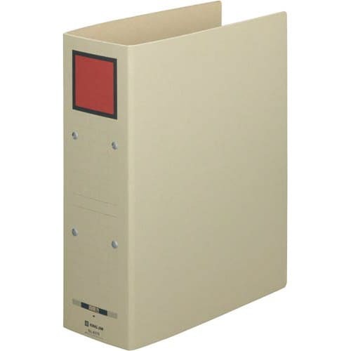 保存ファイルドッチ（両開き）Ａ４縦背幅９４ｍｍ赤画像