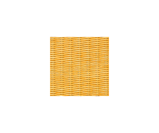 洗えるへりなし置き畳　60×60cm　イエロー 鮮やかなイエローの畳が目を引く、周囲が均一にカットされた状態
