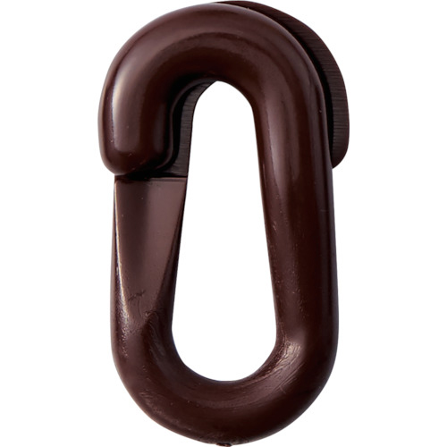 ﾌﾟﾗｽﾁｯｸﾁｪｰﾝ用ｼﾞｮｲﾝﾄ 茶 PJ-6BR 20×39.5(線径6φ) 1組(2個)画像