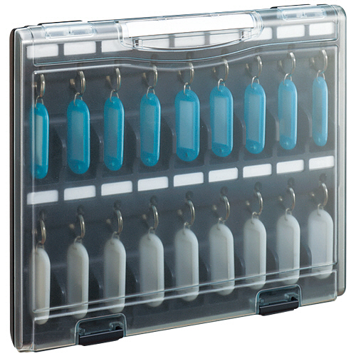 ｷｰﾌｧｲﾙ(KEYSYS) 透明ﾌﾀﾀｲﾌﾟ 18個吊 1個画像