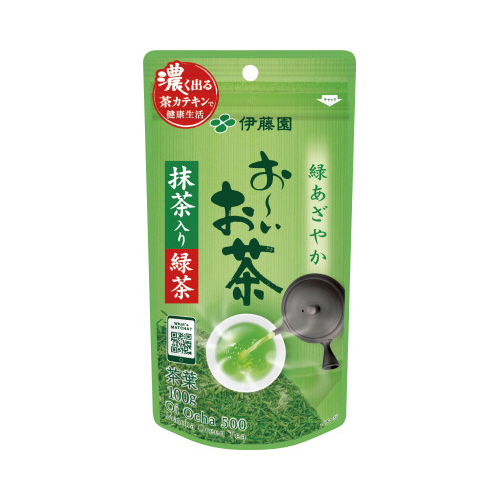 おーいお茶　抹茶入り緑茶　１００ｇ画像