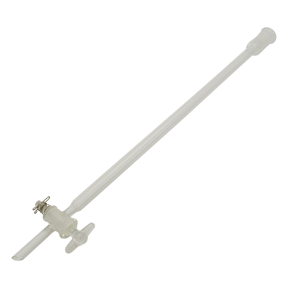 クロマトグラフ管（摺合有り）　ガラスコックタイプ　φ10mm