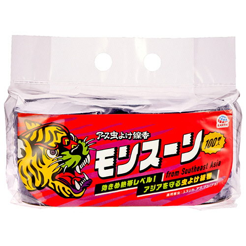 ｱｰｽ虫よけ線香 ﾓﾝｽｰﾝ 1ﾊﾟｯｸ(100巻)