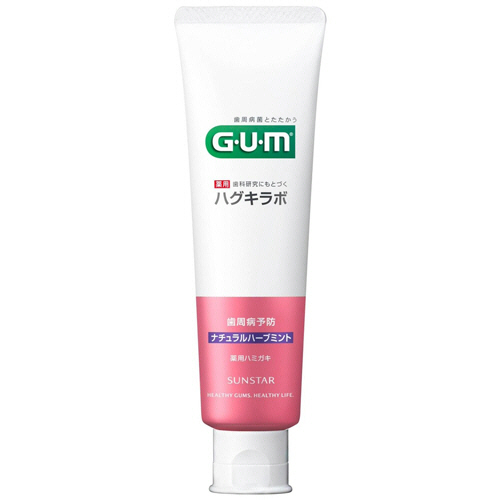 G･U･M(ｶﾞﾑ) ﾊｸﾞｷﾗﾎﾞ ﾃﾞﾝﾀﾙﾍﾟｰｽﾄ ﾅﾁｭﾗﾙﾊｰﾌﾞﾐﾝﾄ 85g 1本