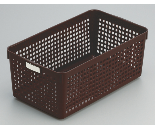 ネームバスケット ワイド ブラウン画像