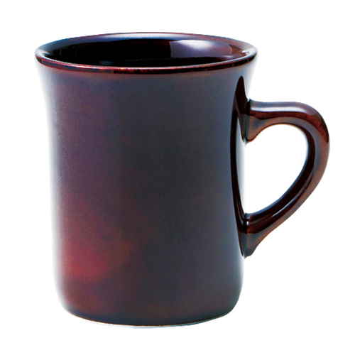マグカップ 420ml L Cozyマグ 陶器 ブラウン画像