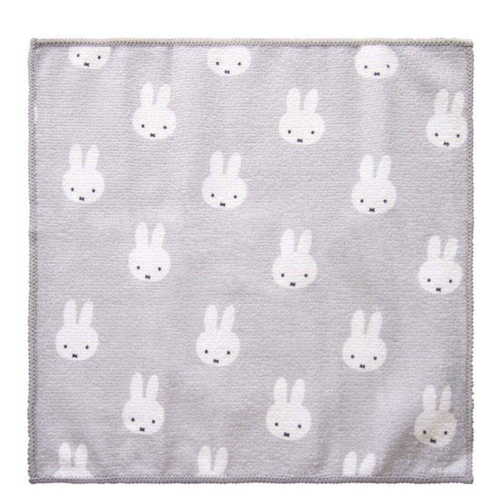 ふきん 3枚入り ミッフィー 30×30cm DickBruna グレー画像
