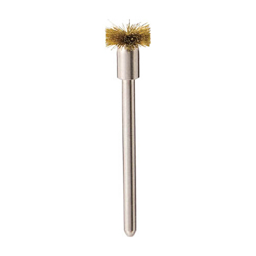 ﾌﾗﾜｰ型ﾌﾞﾗｼ 真鍮 線径0.1×外径10×筒径5×軸径3 1個画像