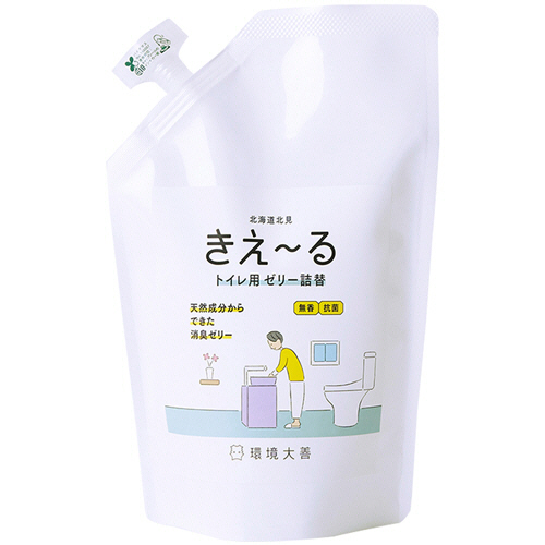 きえーる ﾄｲﾚ用 ｾﾞﾘｰﾀｲﾌﾟ 無香 詰替 480g 1個画像