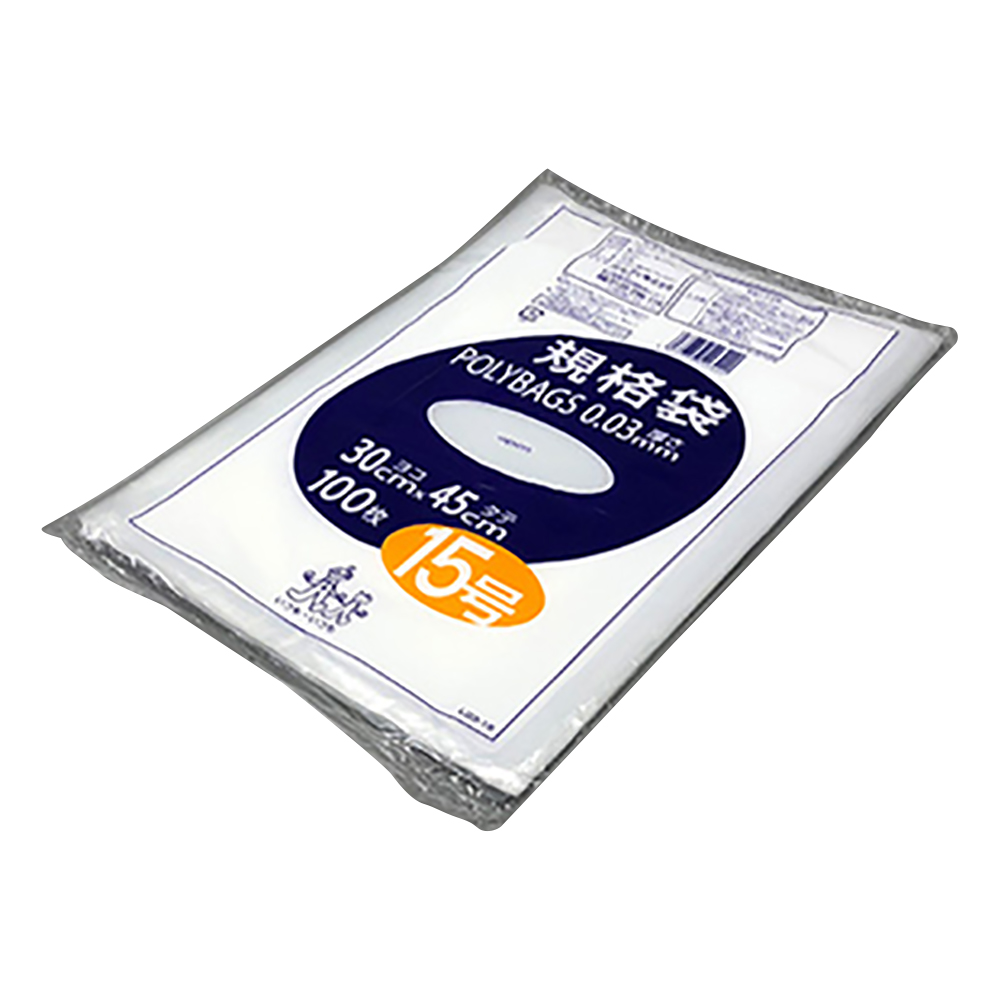 ポリバック規格袋（0.03mm）　300×450mm　100枚画像