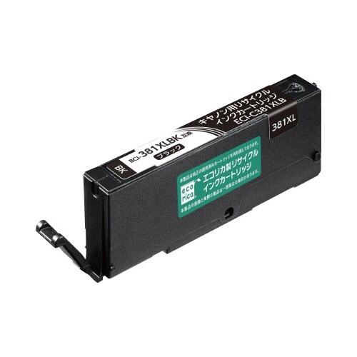 リサイクルインク　ＢＣＩ－３８１ＸＬＢＫ対応画像