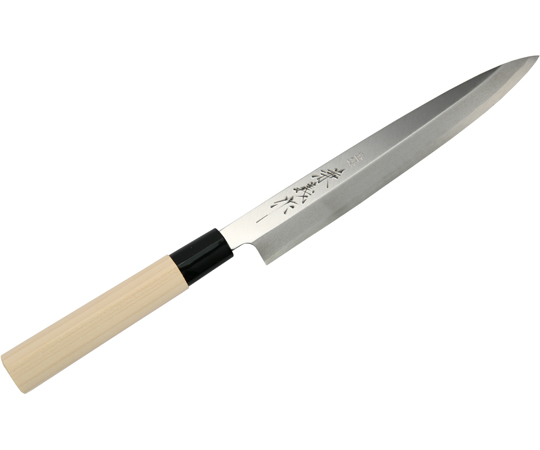 兼義作 黒プラスチック口 柳刃包丁 210mm