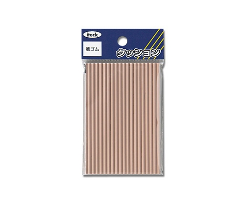 波ゴム テープ付き 90×60×3ミリ 茶画像