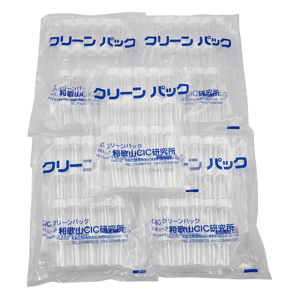 SCCスクリュー管瓶白 6ml （純水洗浄処理済み） 1箱（20本×5袋入）画像