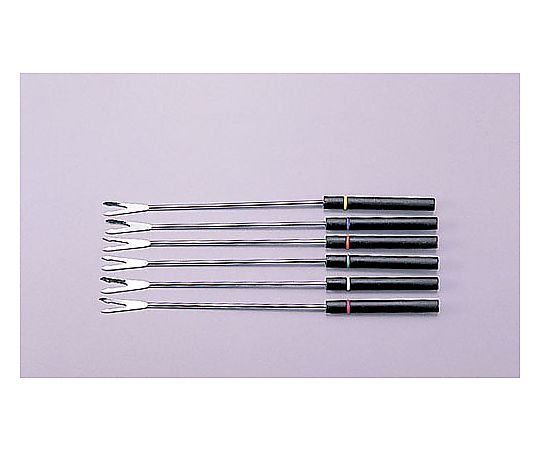 ヌーベルプラ黒柄フォンデュフォークセット (6pcs)