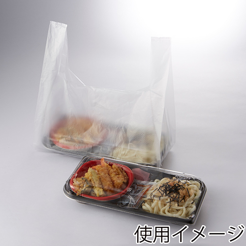 商品のお持ち帰りに！半透明のレジ袋