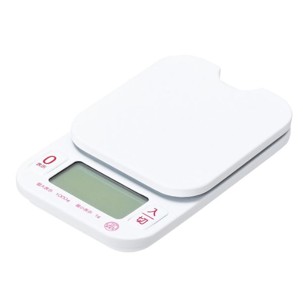 はかり 量HAKARI デジタルキッチンスケール1.0kg用 パール金属