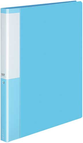 クリヤーＢポジティ替紙薄青Ａ４縦背幅２７ｍｍ１０冊画像