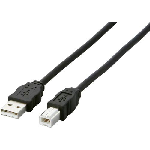 ＵＳＢケーブル（Ａ－Ｂ）　３ｍ　黒画像