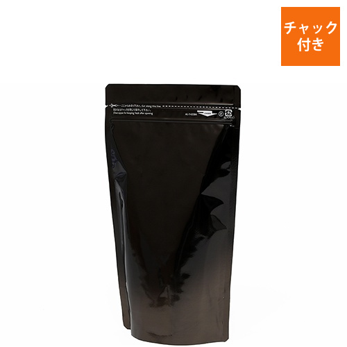 セイニチ ラミジップ アルミ黒  チャック付きスタンド袋（140×200×底マチ41mm)画像