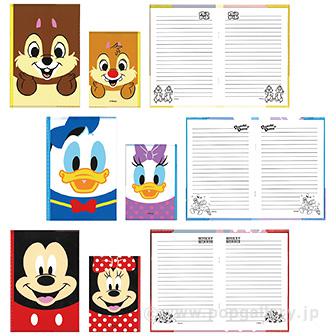 顔柄A5カバー付きノート画像