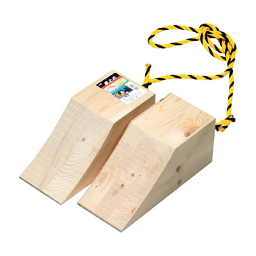 木製 車止め 1組画像