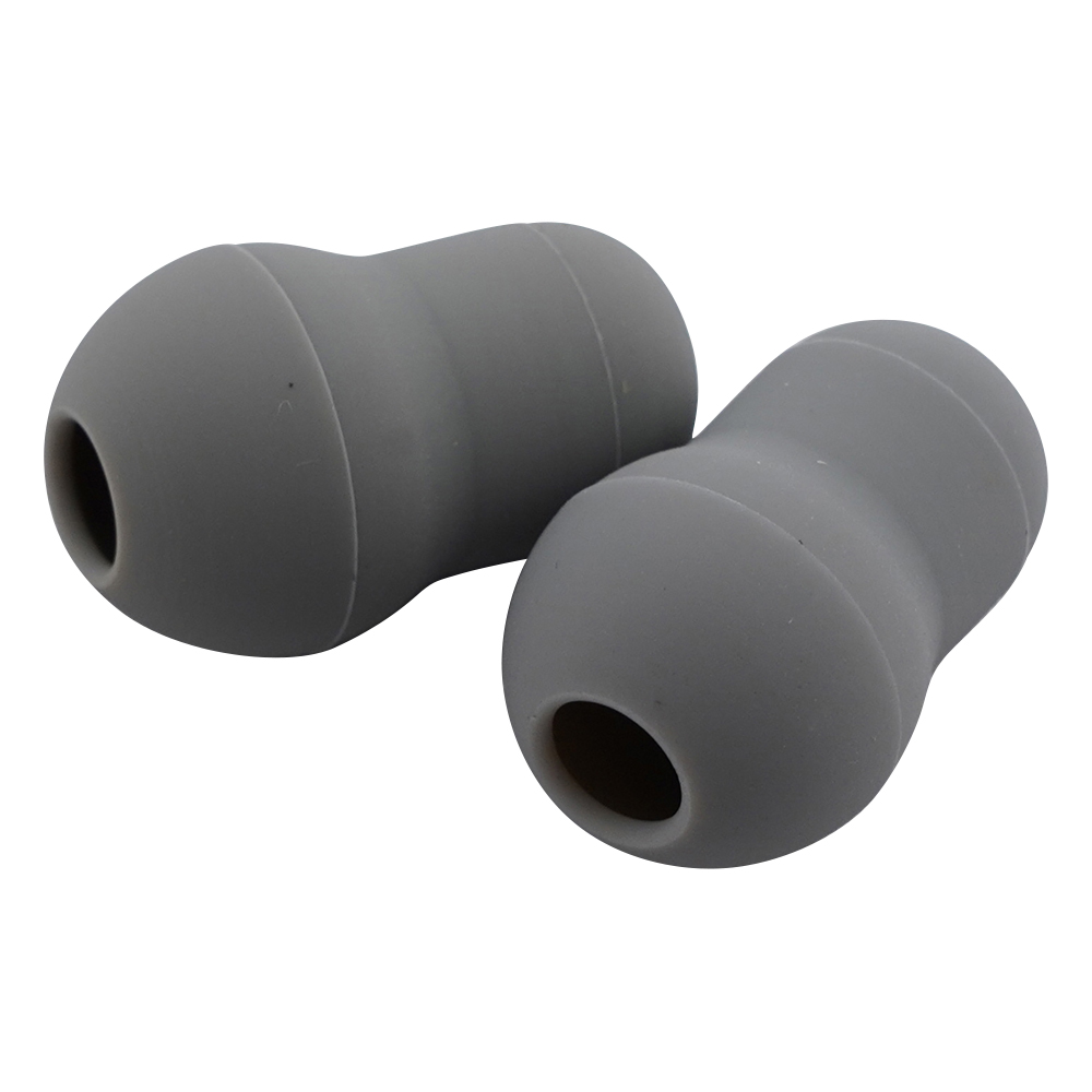 バイタルナビ聴診器 交換用ソフトイヤーピース グレー 小画像