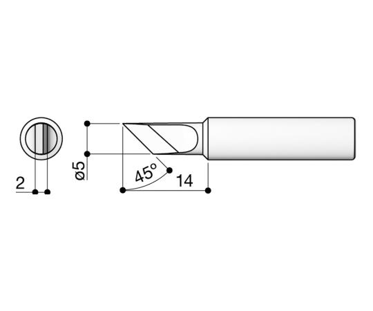 はんだこて用　交換こて先画像