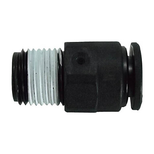 ﾀｯﾁｺﾈｸﾀｰﾌｧｲﾌﾞ 樹脂ﾒｲﾙｺﾈｸﾀｰ 6mm･R1/8 1個画像