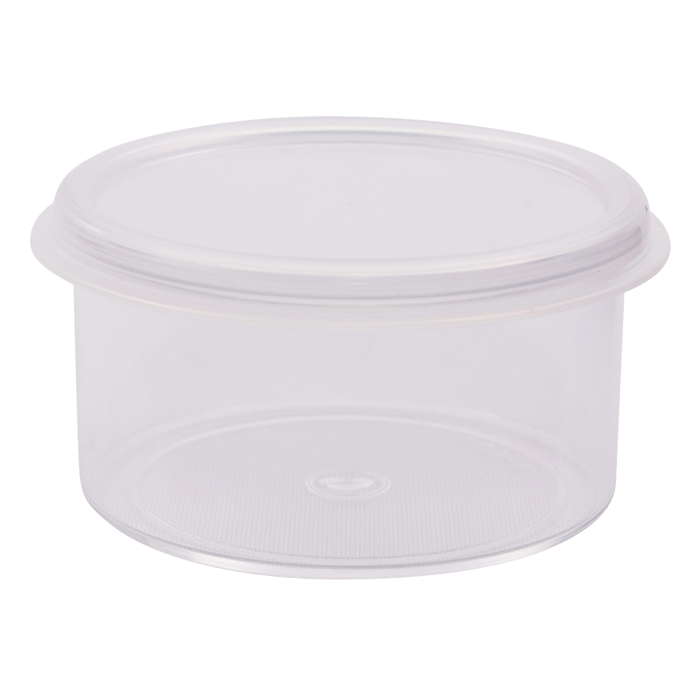 丸型V式容器（スチロール製）　20個入　φ63×φ58×34.6mm画像