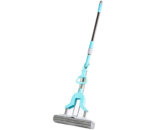 伸縮式スーパーVモップ 本体モップ付画像