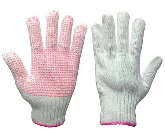 レディすべり止手袋 女性用すべり止軍手 白 5双入×10袋