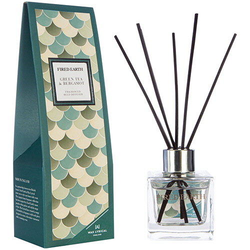 FIRED EARTH ﾘｰﾄﾞﾃﾞｨﾌｭｰｻﾞｰ ｸﾞﾘｰﾝﾃｨｰ&ﾍﾞﾙｶﾞﾓｯﾄ 本体 100ml 1ｾｯﾄ画像