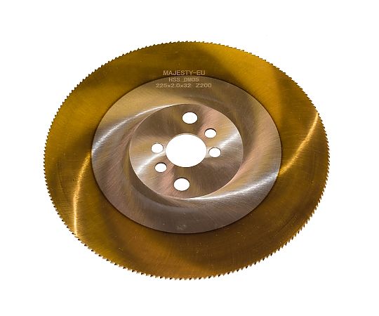 斬鉄丸のこ盤　フルスター225用チタンコーティング替刃画像