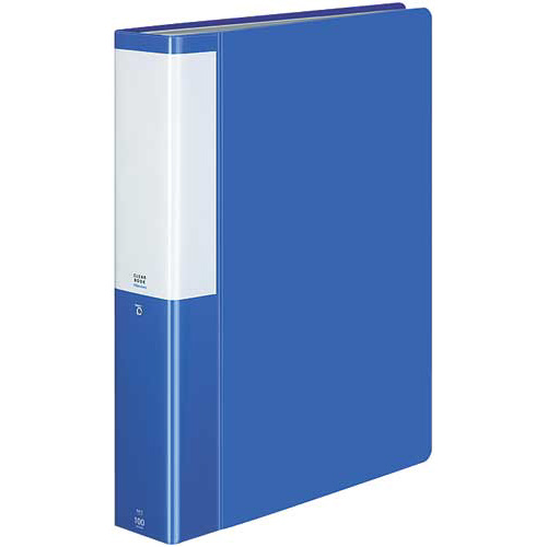 クリヤーブックポジティ　Ａ４縦　青　１００Ｐ４冊画像