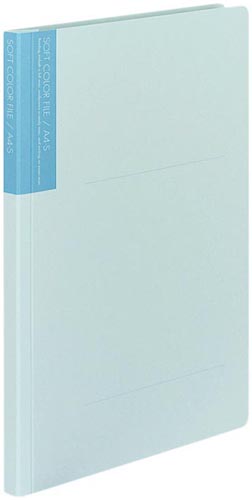 ソフトカラーファイル　Ａ４縦　うす青　１０冊画像