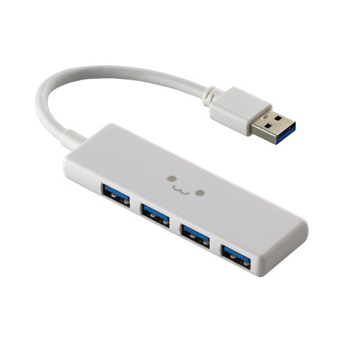 ＵＳＢハブ（ＵＳＢ－Ａ×４）バスパワー　しろちゃん画像