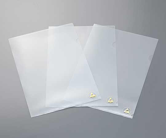 アズピュアESDクリアファイル A4 10枚入画像