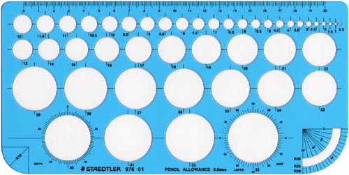 テンプレート　円定規画像