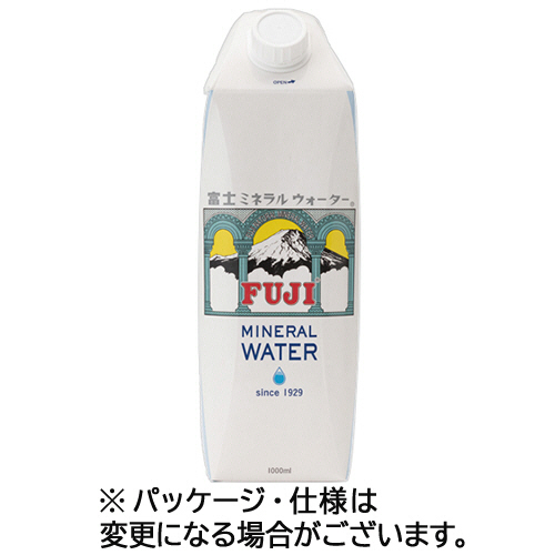 富士ﾐﾈﾗﾙｳｫｰﾀｰ 1L 紙ﾊﾟｯｸ 1ｾｯﾄ(24本:12本×2ｹｰｽ)画像