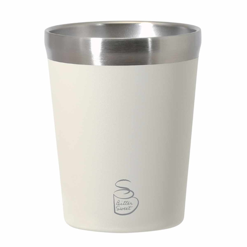 タンブラー 370ml ビタースイート コンビニカップ L ホワイト画像